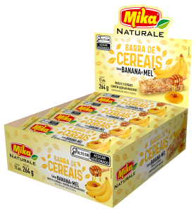 Barra de Cereal Banana e Mel 22g