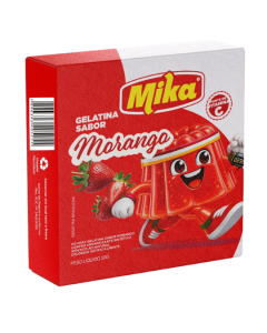 Gelatina Sabor Morango 20g