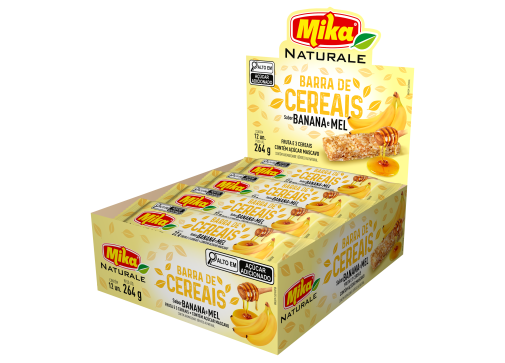 Barra de Cereal Banana e Mel 22g